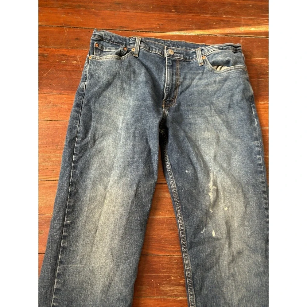Levi's 511 Jeans Mens Size 38x34‎ Slim Fit Tapered  Stretch Medium Blue Denim